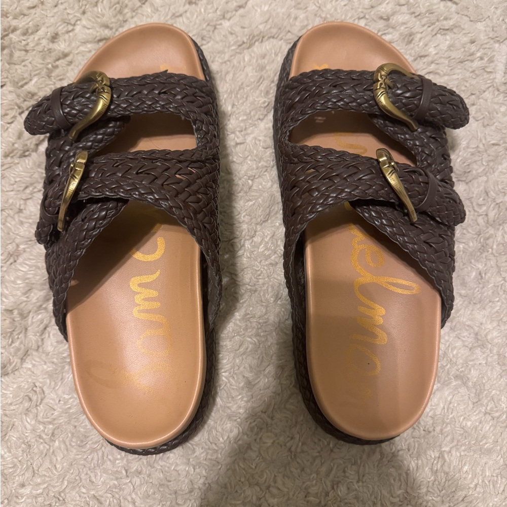 Sam Edelman Reid Slide Sandal (Women) - Pinto Brown